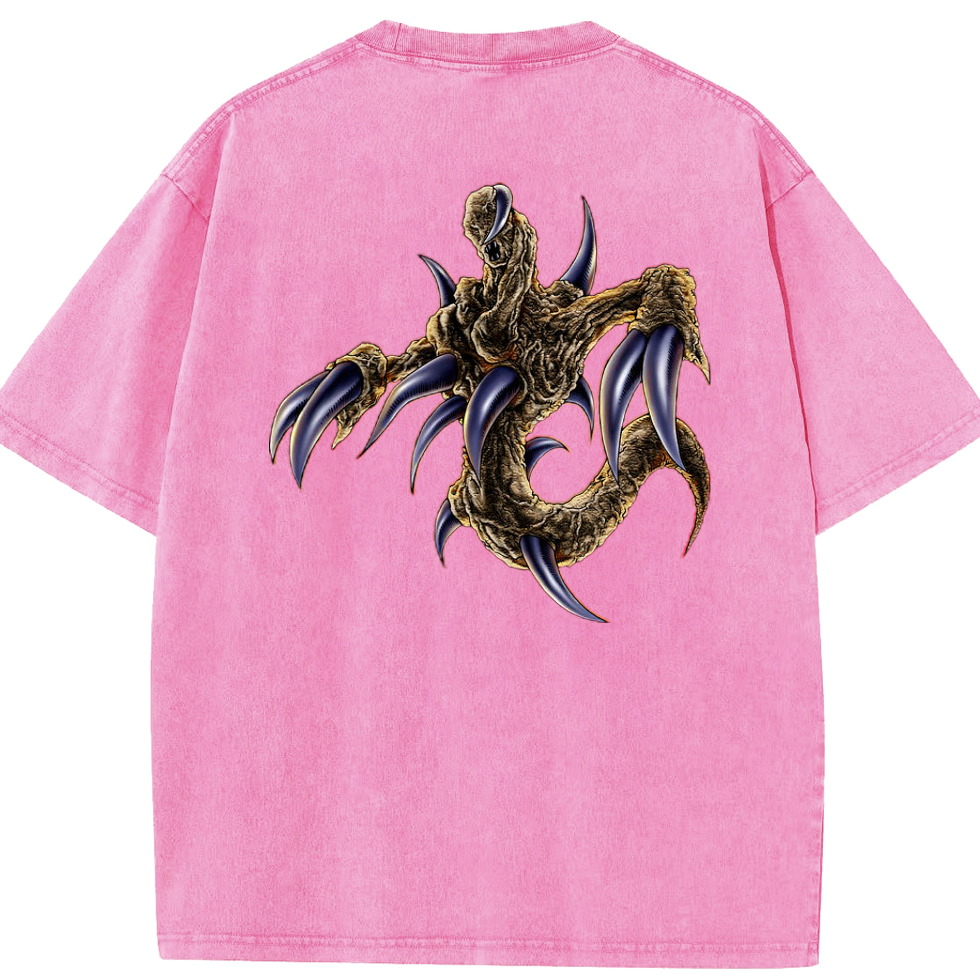 （画像用） 遊☆戯☆王 Yu-Gi-Oh! 綿100% ヴィンテージ風 半袖Tシャツ（背面プリント）